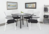 OSP Home Furnishings Prado Round Conference Table  Black