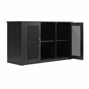English Elm 55 Gallon Aquarium Terrarium Stand with Mesh Doors Open Storage Industrial Frame B2733P436848
