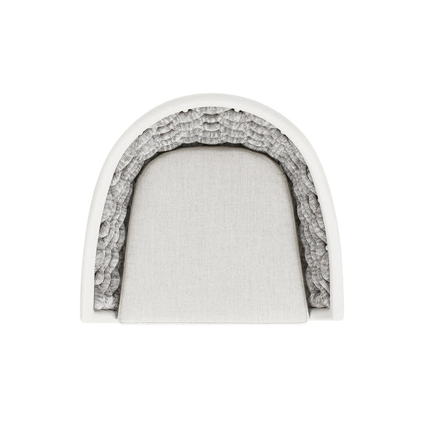 English Elm Jennifer Taylor Home - Rowan 27.5" Rope Barrel Counter Stool Set of 2 — Optic White Acrylic, Weatherproof Woven Comfort B2719P245992