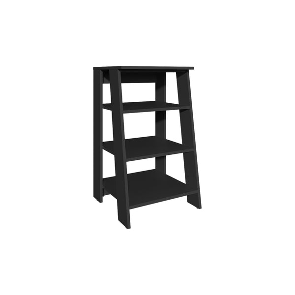 English Elm BATHBI 30" Ladder Shelf Organizer for Bathroom and Living Room – 4-Tier Space-Saving Modern Storage Rack Black 34.7 L x 18.6 W x 3.2 H B070P242495