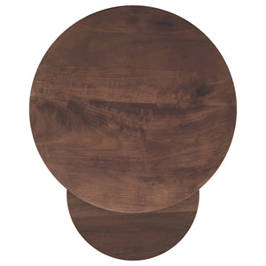 English Elm Lionett Solid Mango Wood Round Nesting Tables Organic Grain Living Room Accent Set B062P451990