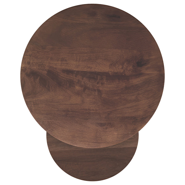 English Elm Lionett Solid Mango Wood Round Nesting Tables Organic Grain Living Room Accent Set B062P451990