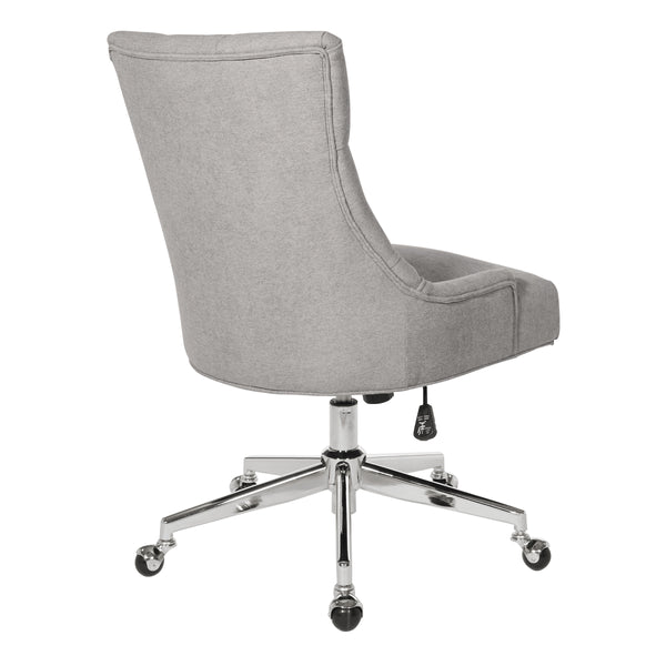 OSP Home Furnishings Amelia Office Chair Fog
