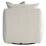 Bernhardt Demi Fabric Swivel Chair White,Cream Fabric P7902SA