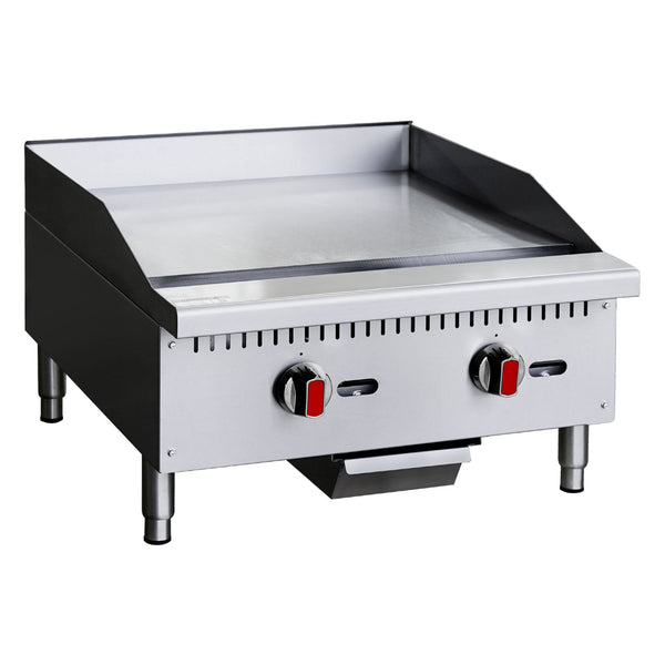 English Elm 36" Commercial Gas Griddle 90000 Btu Three Zone Stainless Steel Csa Certified W3629P479925