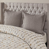 Madison Park Signature Sanctuary Glam/Luxury Comforter Queen 8 Piece Set MPS10-458 Taupe/Gold