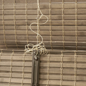 English Elm Bamboo Light Filtering Roman Shade 64"L - Eco-Friendly Natural Window Treatment For Privacy & Style B035129688