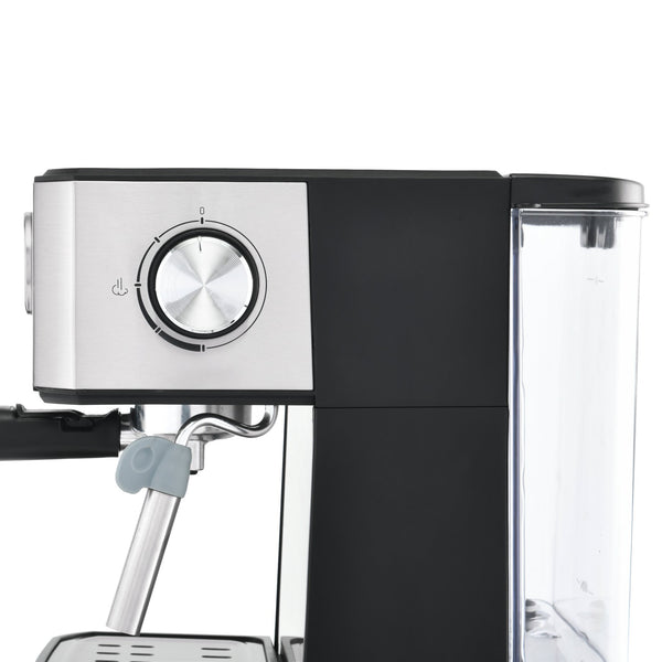 English Elm 20 Bar Stainless Steel Espresso Machine with Steam Wand for Home Barista Brewing W1002P292428