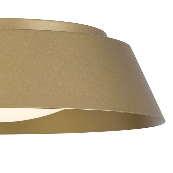 English Elm 15 Inch Matte Round Flush Mount Ceiling Light with Etched Glass Diffuser for Modern Rooms Antique Brass B370P421870