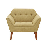 INK+IVY Newport Mid-Century Newport Wide Mid-Century Modern Lounge Chair IIF18-0015 Pale Green