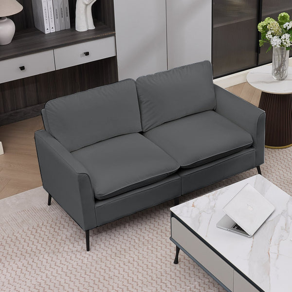 English Elm Ts Cat Paw Faux Leather Accent Chair Nordic Retro Single Seat for Bedroom Lounge Light Gray W2311P457733