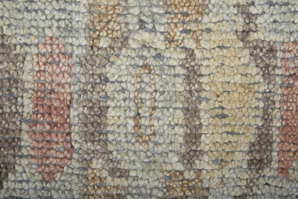 Feizy Rugs Grafton Hand-knotted Wool Rug - Luxurious Floral Design With Rich Afghan Heritage For Any Space Blue,Gray,Yellow Wool Gft69fmfblugrye50
