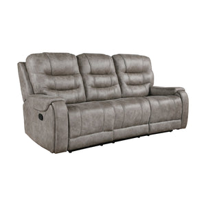 English Elm Modern Dual Reclining Sofa with Pocket Coil Cushions and Microfiber Upholstery B011P228255