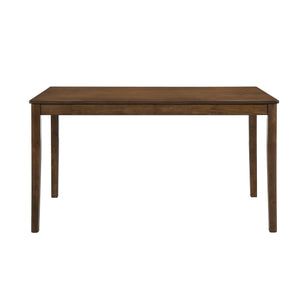 English Elm Contemporary Brown Rectangular Dining Table 55.5" x 31.5" Sturdy Wood Finish, Easy Assembly, Modern Kitchen Table B011P242836