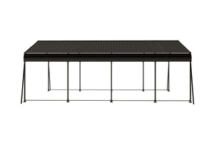 English Elm Metal Carport 12x20 Galvanized Steel Canopy Heavy Duty Outdoor Garage Shelter Kit W1598S00018