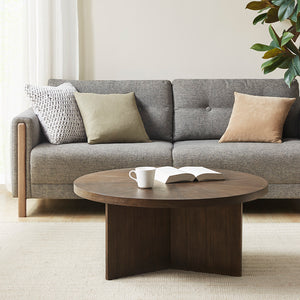 Martha Stewart Sadie Modern/Contemporary Round Coffee table MT120-0150 Brown