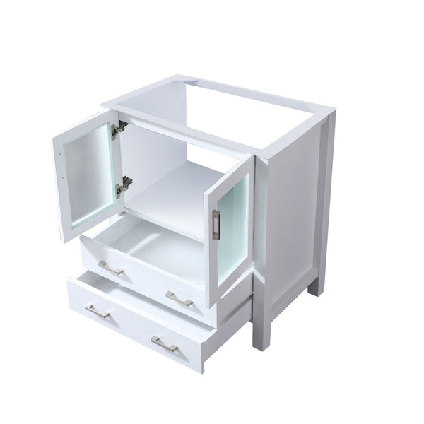 English Elm White Modern Bath Vanity 30" W X 18.25" D - Compact Design With Soft-Close Doors & Drawers For Storage B2731P260418-GIGA