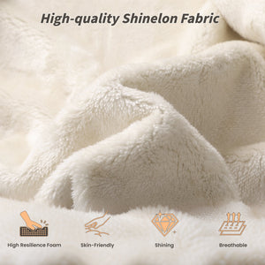 English Elm Airframe Queen Upholstered Bed Chenille Foam Cushion Sliding Shelf Low Profile W1820P465972