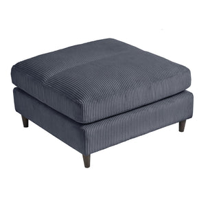 English Elm Modern corduroy modular sectional sofa U‑ or L‑shape convertible oversized seating with storage pockets adjustable headrests Grey W2121S00008