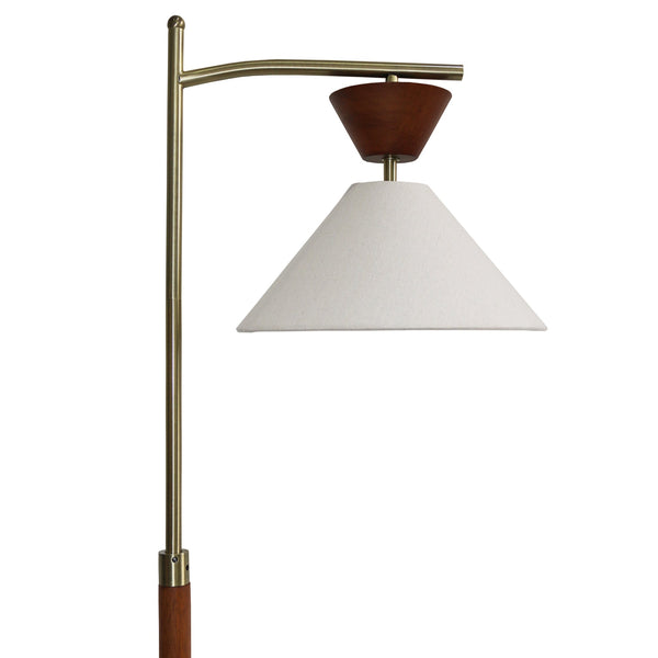 English Elm Ashcroft Furniture - Contemporary Floor Lamp Zensa - Stylish Brown Light For Cozy Living Room, Bedroom & Office Decor B183P315130