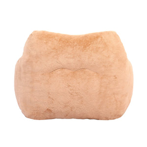 English Elm Bean Bag Chair - Luxe Faux Fur Sofa With Armrests, High-Density Foam For Comfy Relaxation Anywhere! W2200P313803