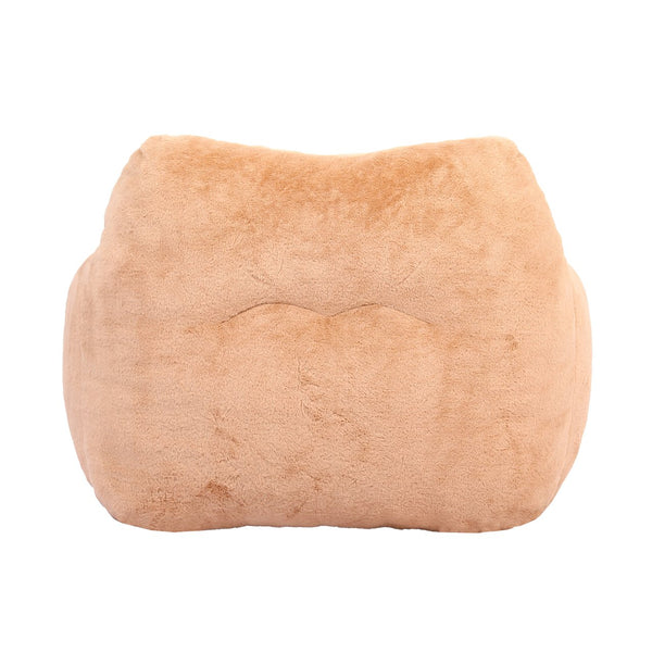 English Elm Bean Bag Chair - Luxe Faux Fur Sofa With Armrests, High-Density Foam For Comfy Relaxation Anywhere! W2200P313803