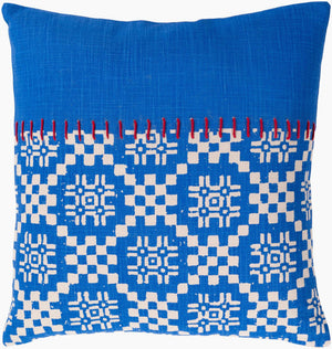 Surya Delray 18" X 18" Elegant Accent Pillow - Global Inspired Design For Timeless Home Charm! Ivory Cotton,Cotton Dea004-2222p