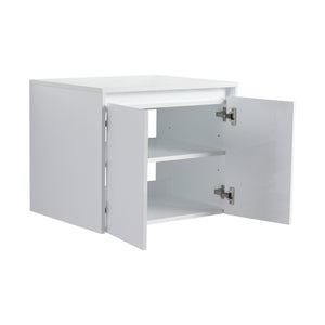 English Elm 24" Bathroom Wall Cabinet - Modern Float Mount Design With Soft-Close Doors For Style & Storage W999P312100