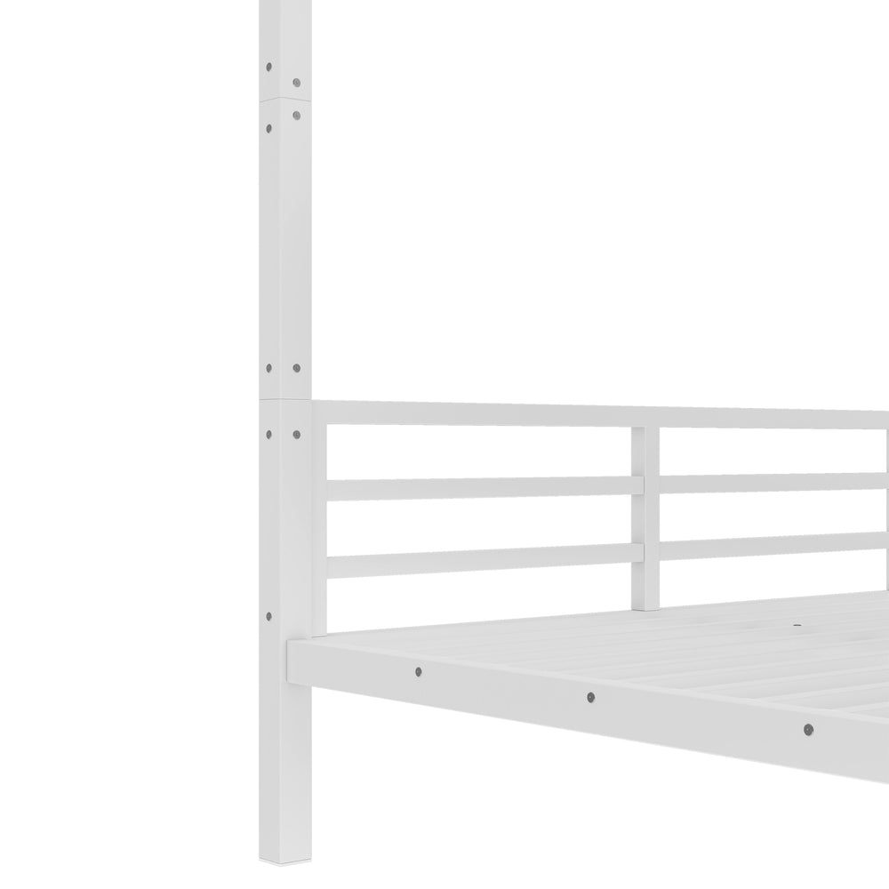 English Elm Metal Full Xl Bunk Bed For Teens & Adults - Space-Saving, Durable Steel Frame, No Box Spring Needed! W1580S00125