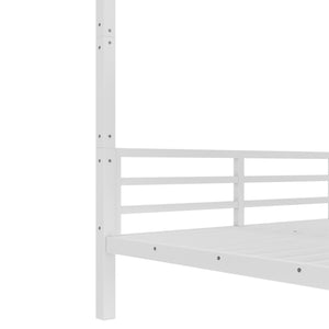 English Elm Metal Full Xl Bunk Bed For Teens & Adults - Space-Saving, Durable Steel Frame, No Box Spring Needed! W1580S00125
