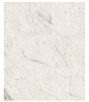 English Elm 12*24 White Marble Wall Tiles - Authentic Snow Mountain Stone With Fs Texture & 3D Fluted Design W1696P262332