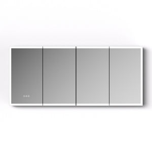 English Elm Led Lighted Medicine Cabinet With Adjustable Brightness, Anti-Fog Mirror, Recessed Or Wall-Mounted W3735P374365