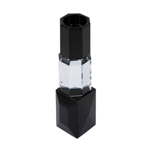 English Elm 2.4X2.4X9.4" Black And Clear Tealight Candle Holder Set – Modern Ambiance For Home & Events, 6Ea/Ctn W2078P390745