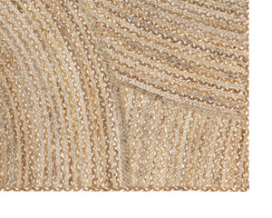 Sunpan Prescott Hand-Braided Rug - Unique Circular Patterns, Eco-Friendly Jute, Artisan-Made Textural Beauty 10' X 14'