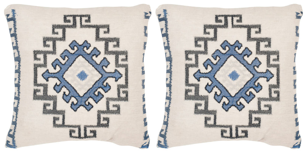 Safavieh Open Sky Pillow - Set of 2 Arizona Blue DEC309A-2020-SET2