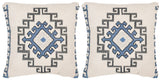 Safavieh Open Sky Pillow - Set of 2 Arizona Blue DEC309A-2020-SET2