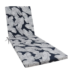 English Elm 2 Leaf Print Outdoor Chaise Lounge Cushions Polyester Resort Pool Patio Set W2911P277431