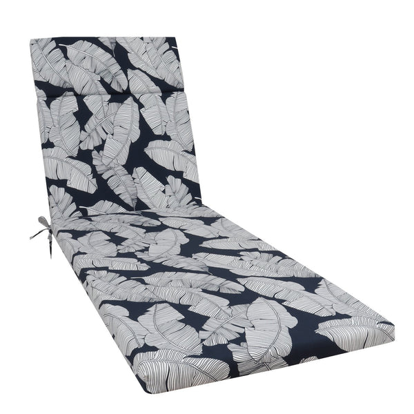 English Elm 2 Leaf Print Outdoor Chaise Lounge Cushions Polyester Resort Pool Patio Set W2911P277431