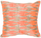 Safavieh Boho Chic Pillow - Set of 2 Neon Tangerine DEC455A-2020-SET2