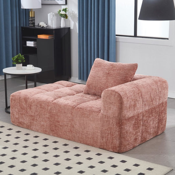 English Elm United We Win Chenille Loveseat Sofa - Minimalist Modular Sleeper For Cozy Living Rooms & Small Spaces W1568P255136-GIGA