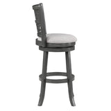 English Elm Jaisyn Grey Bar Stool With Flared Legs