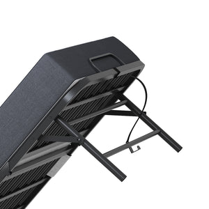 English Elm 75" Extra Long Folding Bed for Tall People with 5" Memory Foam, 450lb Steel Frame, Wheels, Portable Rollaway Comfort T2398P290413