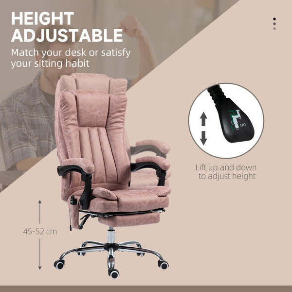 English Elm Office Chair Retro Low Back Microfiber Seating with Tilt and Pneumatic Height Adjust T3971P407994