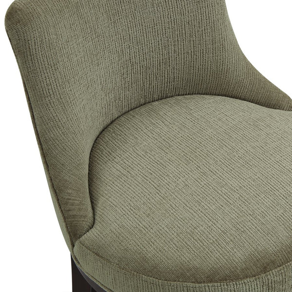 English Elm Lucia Leaf Green Chenille Barstool With Beech Wood Legs - Ergonomic Comfort & Stylish Design! B365P398047