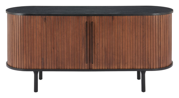 Koriana Sideboard Black & Walnut 110296 Zuo Modern
