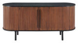 Koriana Sideboard Black & Walnut 110296 Zuo Modern