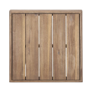 English Elm Christopher Knight Home® - WESTCHESTER Acacia Side Table Brown Rustic Outdoor Accent Table 20x20x15.75 Durable Patio Charm 69077.00BBGE