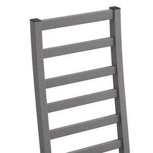 English Elm Metal Dining Chairs Set Of 2 - Stylish Grey Pu Leather, High-Back Steel Legs For Modern Spaces W757P232712