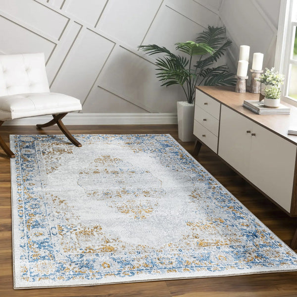 English Elm Legacy Gc_Cam8004 Elegant 2'7" X 7' Area Rug - Soft, Durable, Kid & Pet-Friendly For Everyday Use B186P181145