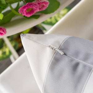 English Elm Horizon Stripe Pillow 14" X 20" - Stylish Weather-Resistant Accent For Indoor & Outdoor Comfort B357P367232